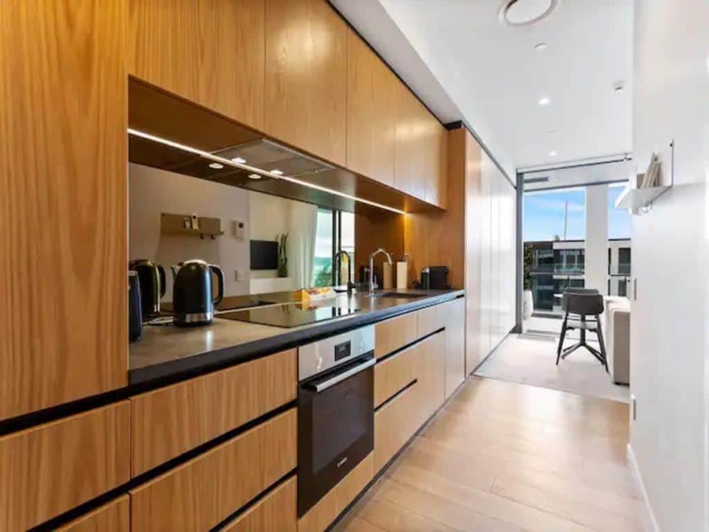 Sleek Modern Studio With Balcony 奥克兰 外观 照片